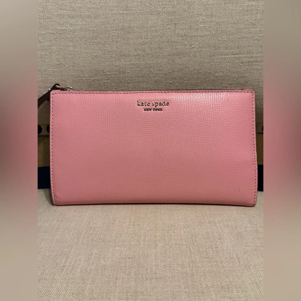 Kate Spade Large Pink Leather Wallet